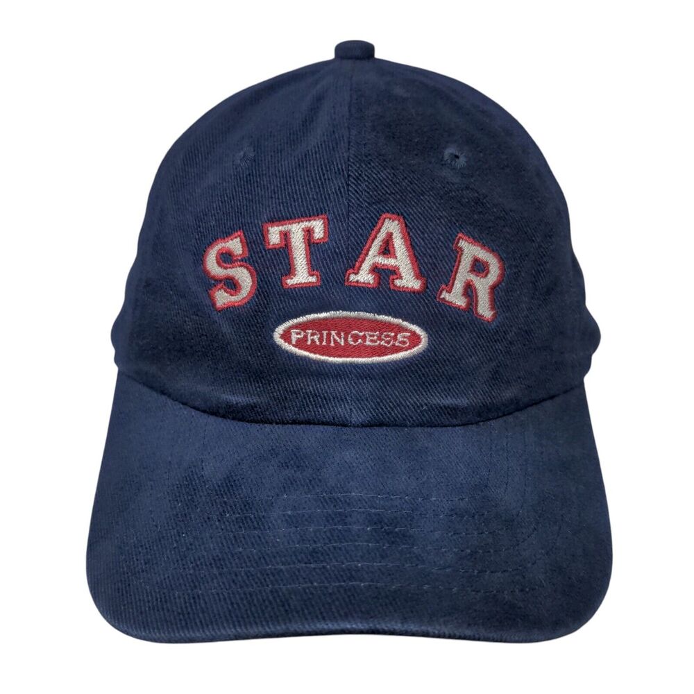 Star Princess Slideback Hat Blue One Size Embroidered 6 Panel Unique